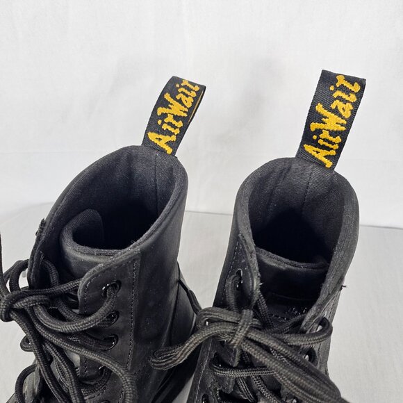 DOC MARTENS AirWair Men's Black Combs Leather Boots, Size 8M - Picture 11 of 15